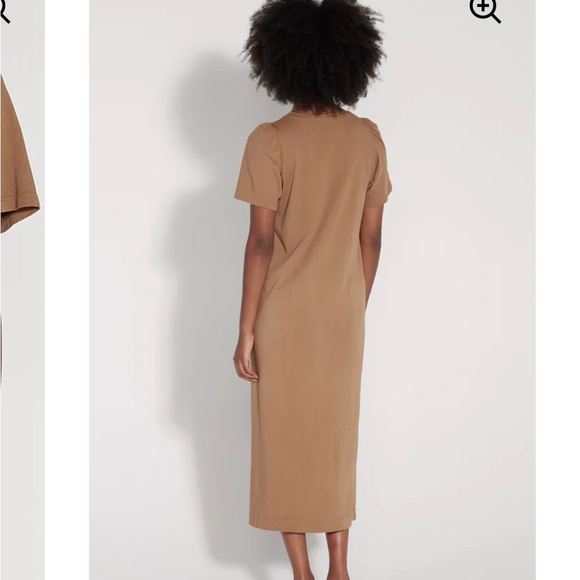 NWT Raquel Allegra Camel Flutter Dress 00 SOLD OUT ONLINE - Picture 2 of 3